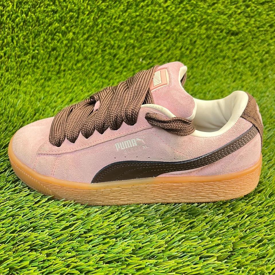 Puma Gamuza XL Melocotón Batido Goma Rosa Marrón Niños Talla 4Y Zapatos Atléticos Tenis Foto 3 de 4