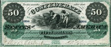 1861 $50 T4 *Reproduction* Civil War Currency Slaves In the Field Pictures