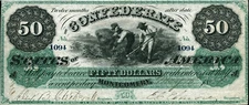 1861 $50 T4 *Reproduction* Civil War Currency Slaves In the Field Pictures