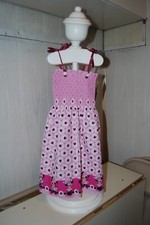 Elastic Smocked Top Dresses with Ribbon Tie Shoulders, Minnie Mouse....... NEW
