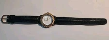 LADIE'S ESQ TWO TONE SWISS MADE WATCH 100216 WORKS GREAT (27 MM)