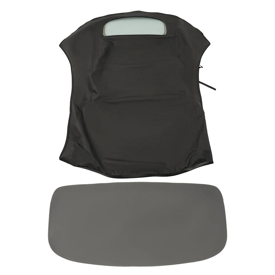 Convertible techo blando con ventana de vidrio térmico negro para Volkswagen Beetle 2003-2010 Foto 2 de 4