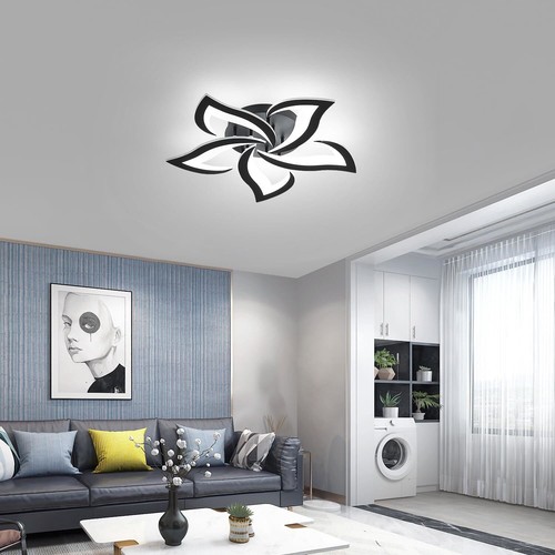 Moderno Plafoniera LED Dimmerabile 40W con Telecomando/APP da Soffitto Soggiorno - Foto 5 di 10