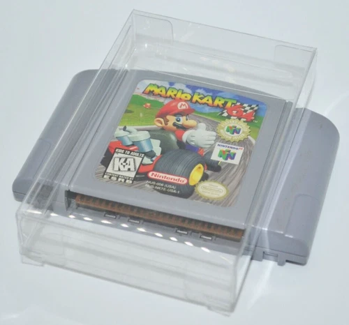 25 Plastic Protective Protectors Cases Sleeve Display For Nintendo N64 Cartridge