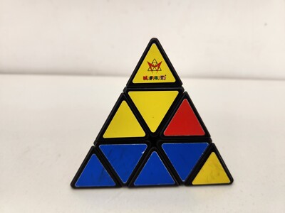 Mefferts Triangle Pyraminx Puzzle Vintage Ultra Rare Puzzle!