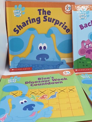 Nick Jr Book Club Scholastic Blue's x 8 Bundle Pre-owned good condition 