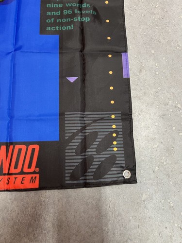 Super Mario World Custom Wall Flag Tapestry 2 x 3 Ft SNES - Picture 2 of 10