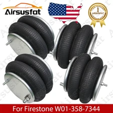 4x Fit for Firestone Air Suspension Spring Bellow Bags Assembly W01-358-7344 US