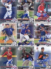 WUILMER BECERRA SIGNED 2017 BOWMAN PROSPECT ROOKIE CARD AUTO