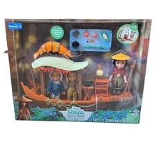 Disney Raya And The Last Dragon Crew Shrimporium Boat Petite Playset Shrimp Doll