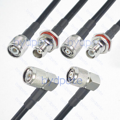 TNC male female LMR240 Cable LMR-240 Coaxial Kable jack plug RP-TNC Family lot