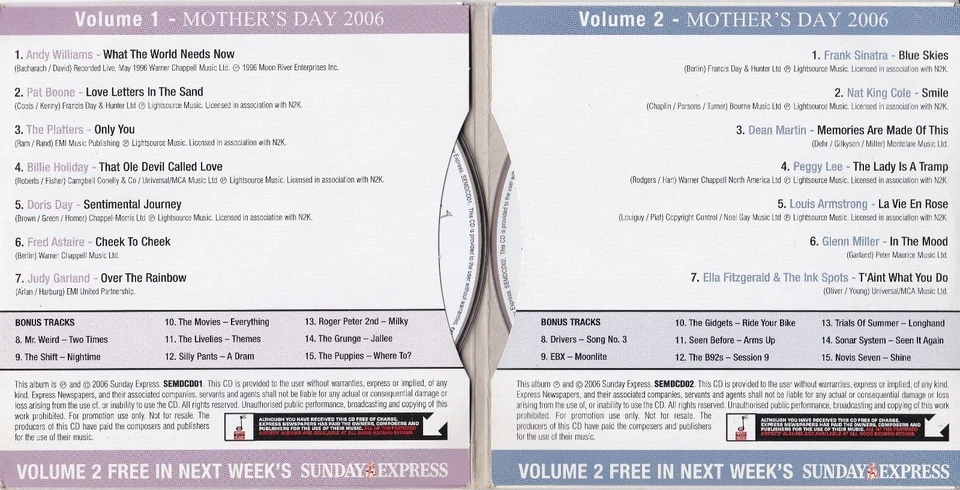 MOTHER'S DAY 2006 ( Double Album ) - Bild 2 von 3