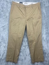 NWT Levi's Men's Straight Sta-Prest Trousers Pants Beige 36x30 Cotton OTHER