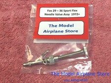 Fox 29 36 Sport Round Intake Flexible Needle Assy Gas Model Airplane Engines N