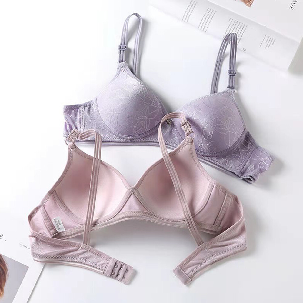 Women Beauty Back Push Up Bra Underwear Lingerie Breathable Wireless 