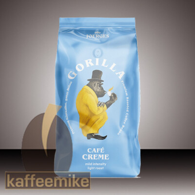 5 x Gorilla Cafe Creme - Espresso Kaffee 1000g Bohnen