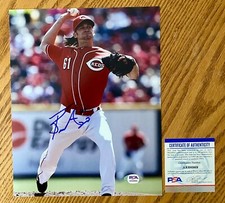 Bronson Arroyo Cincinnati Reds Signed 8x10 Photo PSA COA RARE A