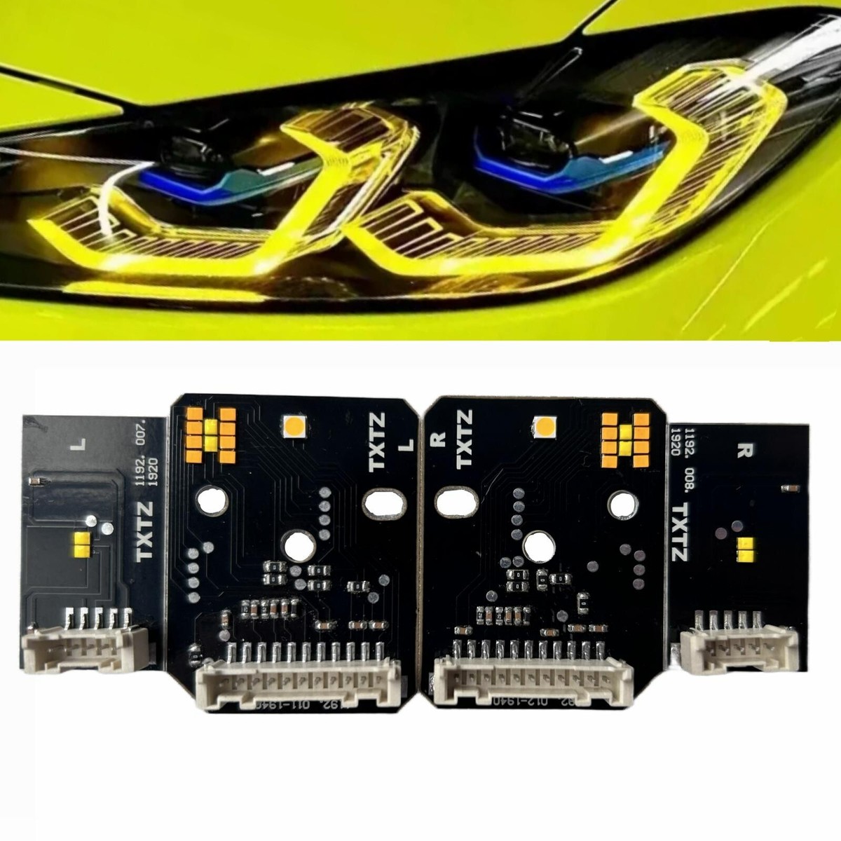 Yellow LED Boards For 2021 2022 BMW G80 M3 G82 M4 G22 G26 USA