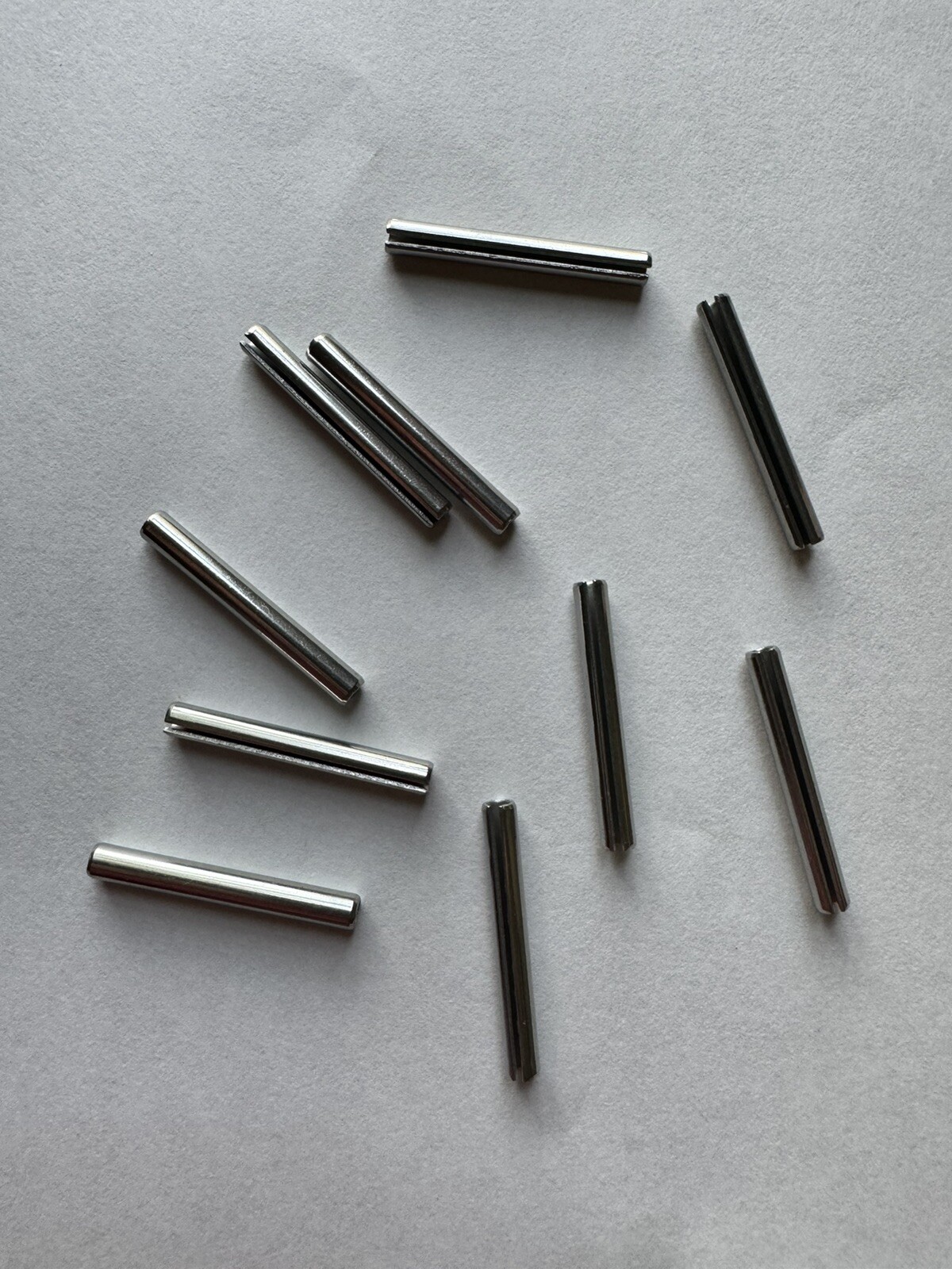 STAINLESS STEEL ROLL PINS. 3/16 x 1 1/2” . 18-18 , 10 PCS. NEW