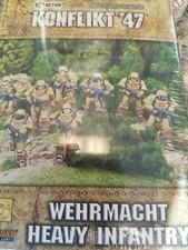 Wehrmacht Heavy Infantry German Army Konflikt '47 Warlord Games Models New