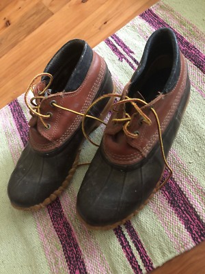Cabela's Waterproof Rubber Boat Ankle Duck Boots Women's US 8 Lace Up Shoes
