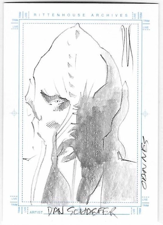 Stargate SG-1 Season 5 (Five) - Dan Schaefer "Oannes" SketchaFEX Sketch Card (A) - Image 2 of 3