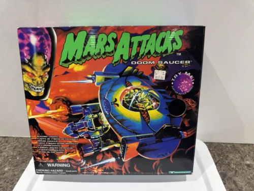 Vintage 1996 Trendmasters Mars Attacks Doom Saucer NEW/NRFB