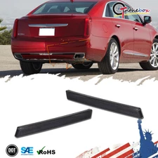 Direct Replace Smoked Rear Bumper Reflectors Housings For Cadillac XTS 2013-2017