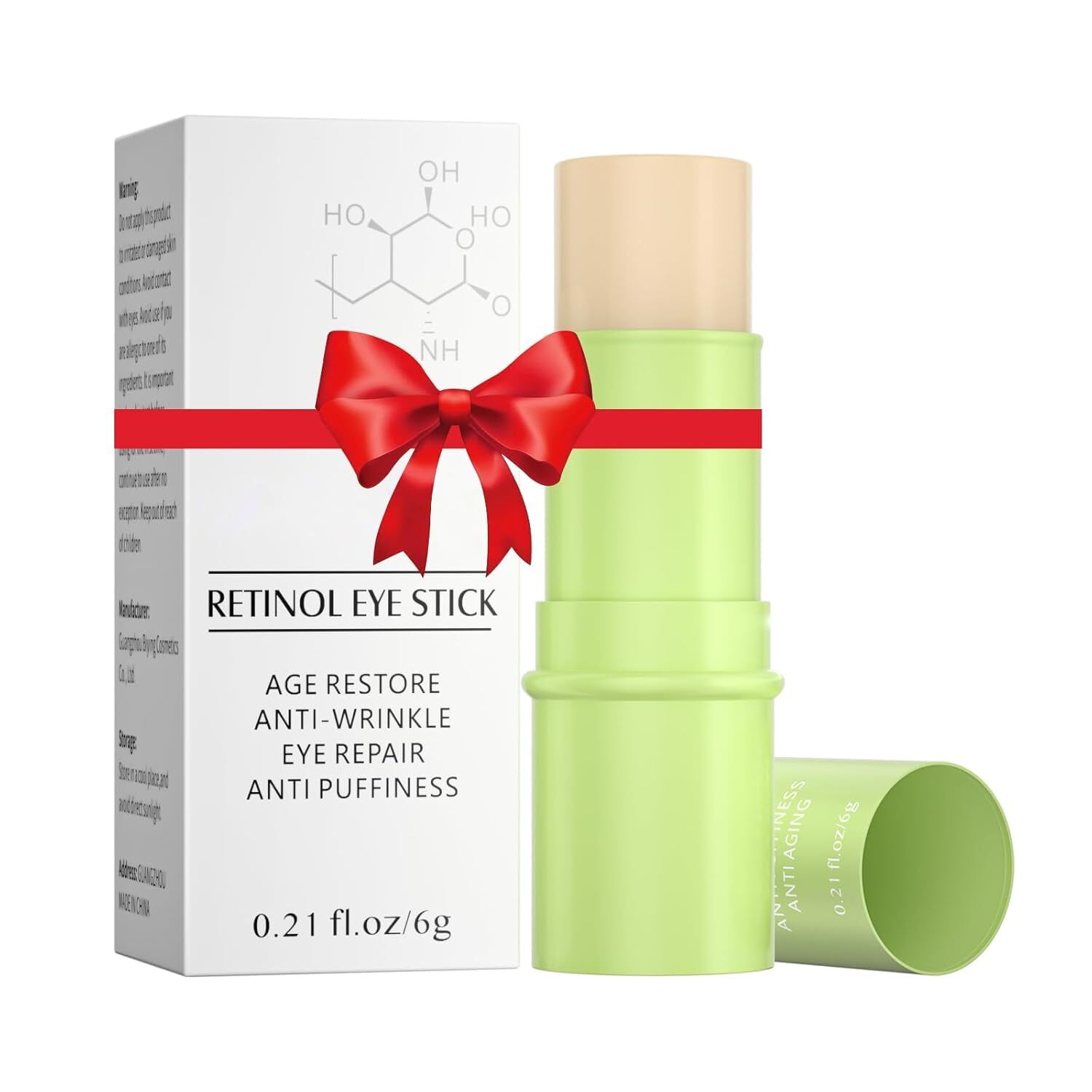 Retinol Eye Stick Anti Aging Eye Cream For Dark Circles and Puffiness, Fade F...
