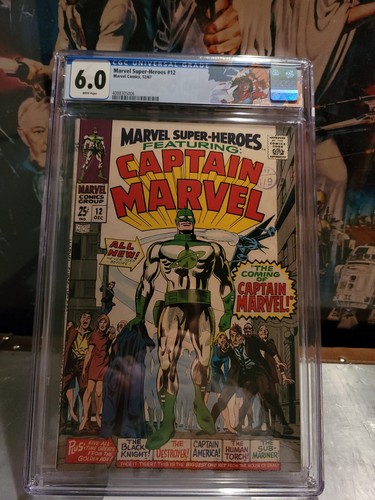 MARVEL SUPER-HEROES #12 CGC 6.0 first CAPTAIN MARVEL