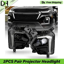 [2pcs/Pair] Full LED Projector Headlights w/ LEDDRL For 2022-2023 Chevy Traverse