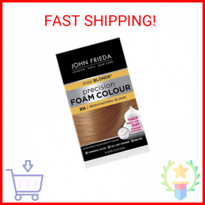 John Frieda Precision Foam Colour, Medium Natural Blonde 8N