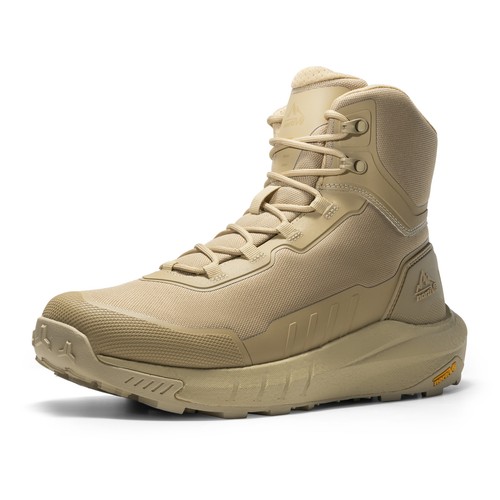 Men's Tactical Military Boots Side Zipper Lightweight Motorcycle Shoes US Size - Picture 3 of 38