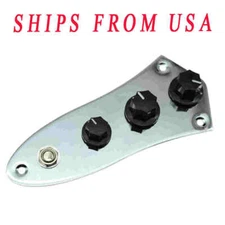 Fully Loaded Control Plate Pre-Wired Control Plate fits Fender Jazz Bass J Bass