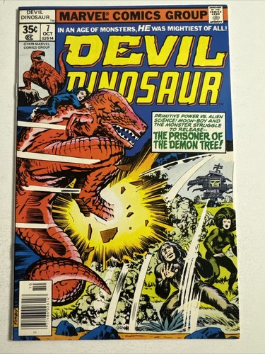 Devil Dinosaur #7: “Demon-Tree!” Marvel 1978 VF