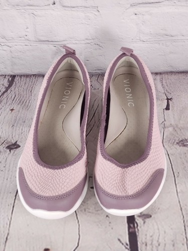 Vionic - Scarpe slip on in rete - Rosa Sena - Taglia 6 M - Foto 2 di 7