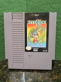 Hydlide Nintendo NES Authentic Game Cartridge Case & Inserts - Tested