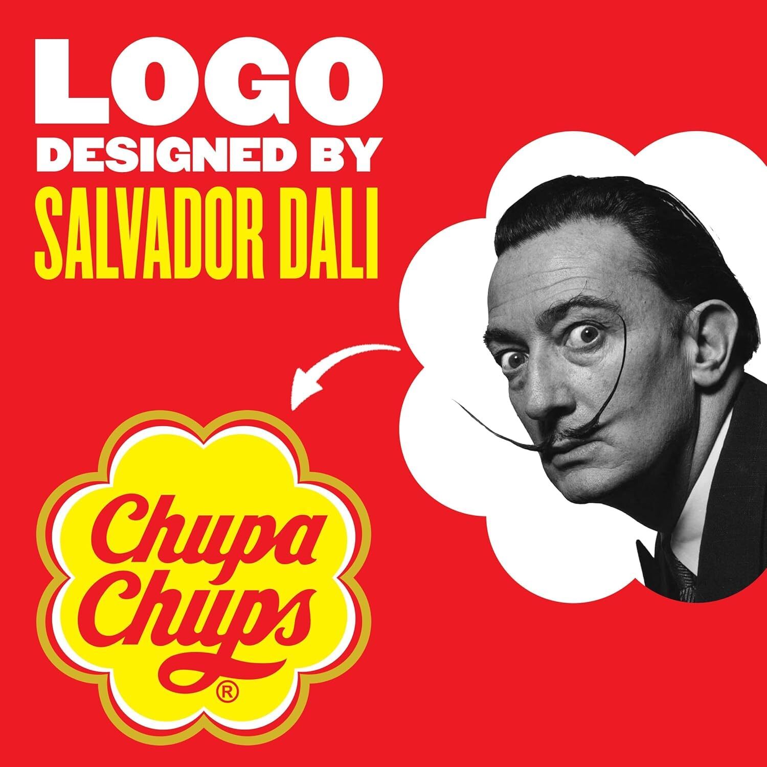 Chupa Chups ‘Best Of’ Lollipop Assortment 5 Flavors Individually Wrapped Cand...