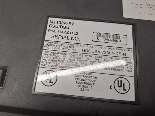 Black box MT132A-R2 CSU/DSU - Picture 2 of 5