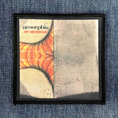 Amorphis Am Universum Sublimated Printed Patch Finnish Heavy Metal Band Logo