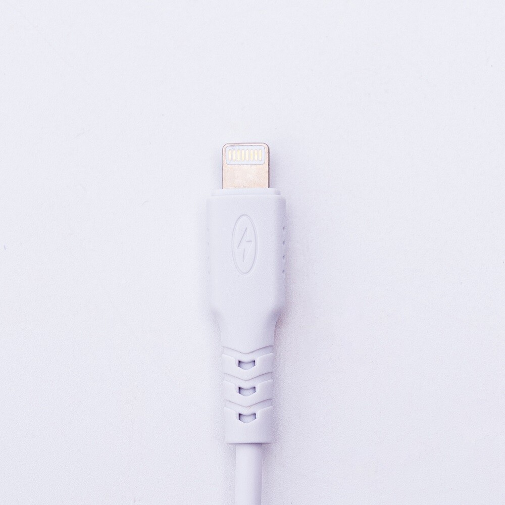 GK Telecom 8-Pin to USB White Charge Data Cable for iPhone, iPad and iPod