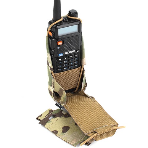 PEW Tactical Radio Pouch Gridlok BAOFENG/POFUNG UV5R UV82 Talkie Walkie Airsoft - Picture 4 of 19