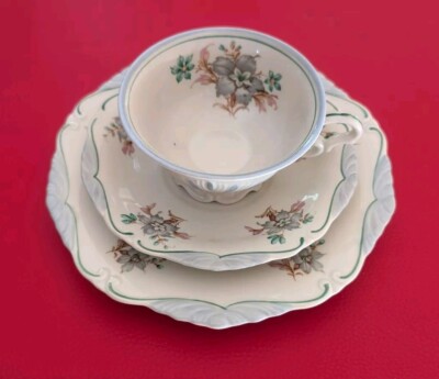 1900-1910 Drechsel Strobel Winterling Sammeltasse Sammelgedeck Gedeck Porzellan 