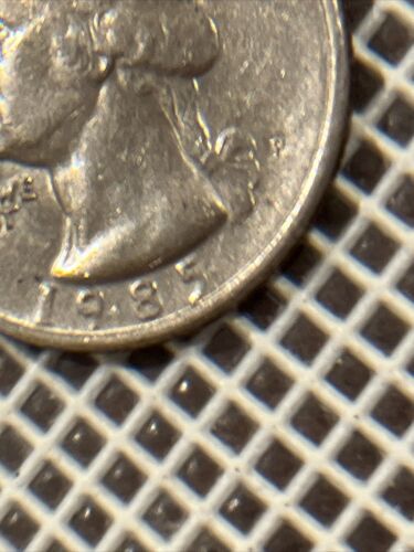 1985 Small P Quarter Dollar Errors On Libery - Picture 4 of 14
