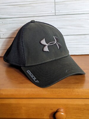 Under Armour-Men Cap/Hat-Black/Embroidered Logo-Size LG/XL
