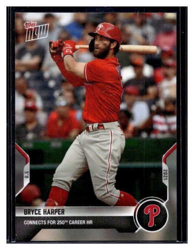 2021 Topps Now #617 Bryce Harper Base Card