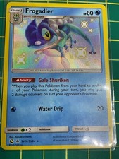 2019 Pokemon Frogadier SV12/SV94 Shiny Vault Holo Hidden Fates
