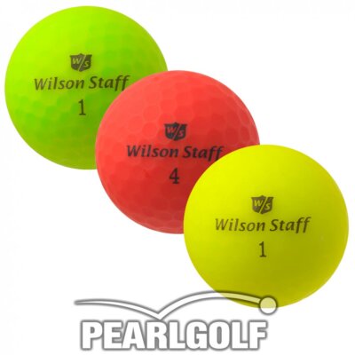 12 BUNTE WILSON STAFF DX2 SOFT OPTIX MIX GOLFBÄLLE - AAAA-AAA LAKEBALLS