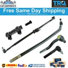 TRQ Front Tie Rod End Drag Link Adjuster Steering Set For 07-18 Jeep Wrangle JK
