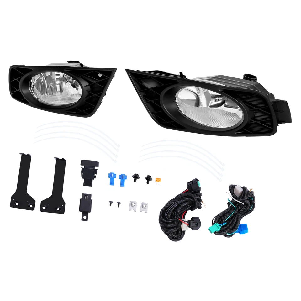 Faros antiniebla para Honda Odyssey 2008 2009 2010 con bombillas cableado lado izquierdo+derecho Foto 2 de 4